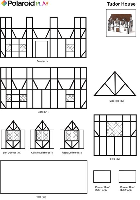 tudor house design template.